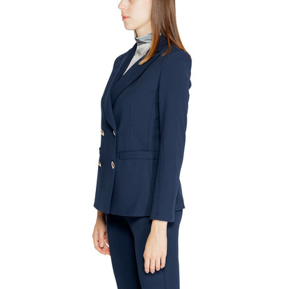 Rinascimento Blue Polyester Suits & Blazer