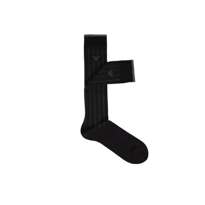 Emporio Armani Underwear Black Cotton Sock