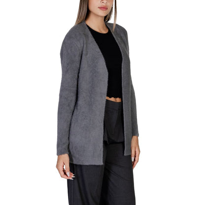 Morgan De Toi Gray Polyamide Cardigan