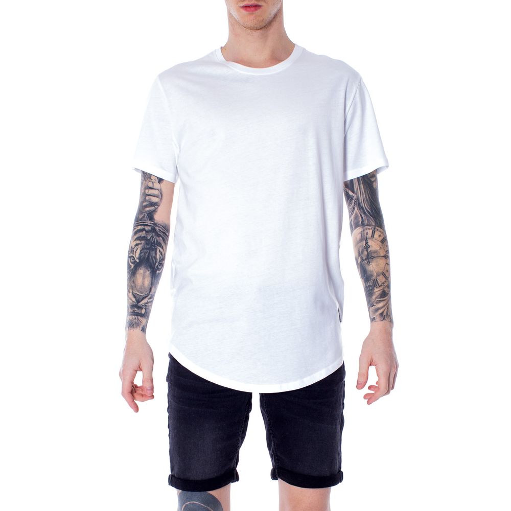 Only & Sons White Cotton T-Shirt