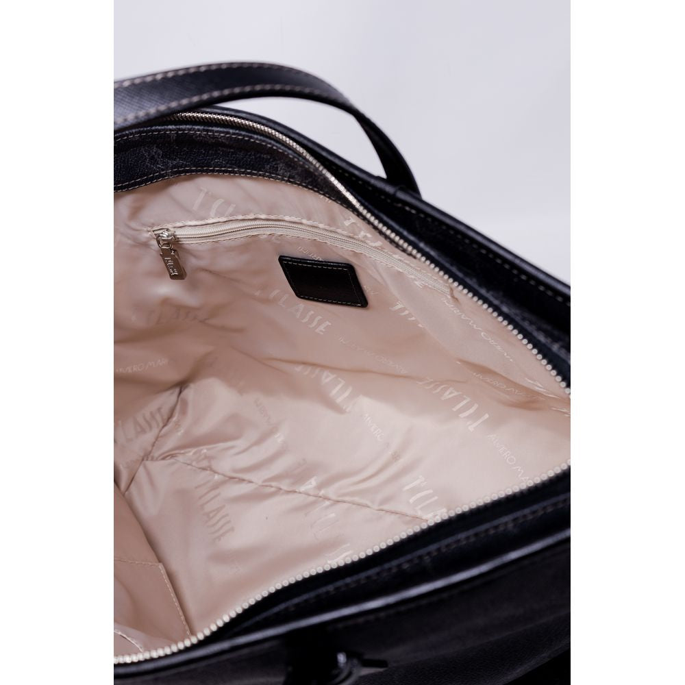 Alviero Martini Prima Classe Black Polyester Handbag