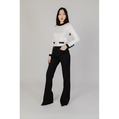 Morgan De Toi Black Polyester Jeans & Pant