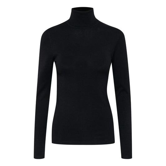 ICHI Black Viscose Sweater