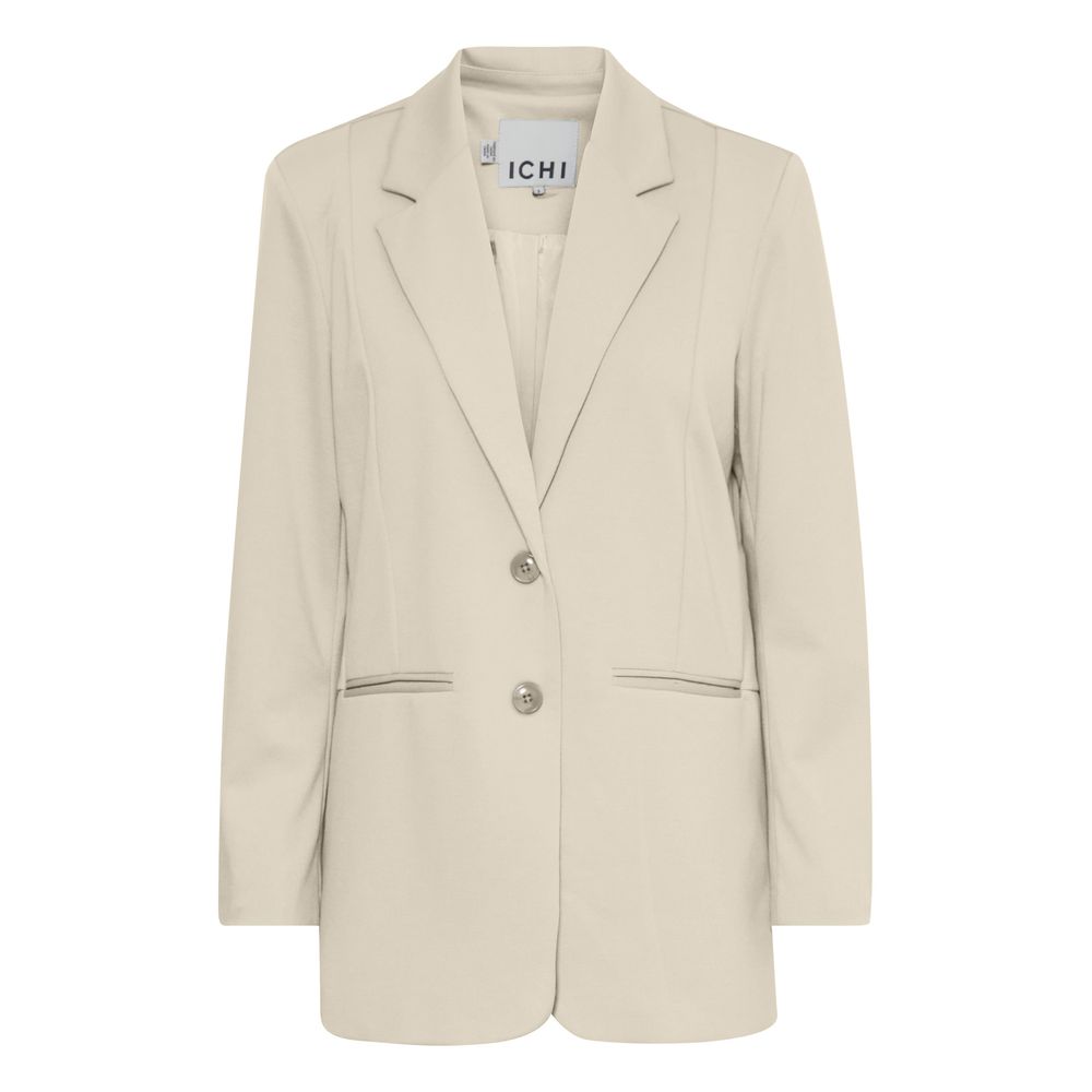 ICHI Beige Recycled Polyester Suits & Blazer