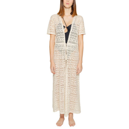 Vero Moda Beige Polyester Cardigan