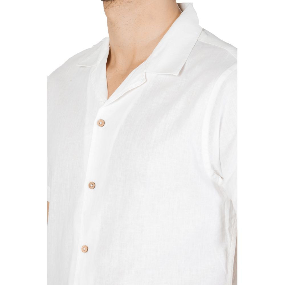 Hamaki-Ho White Linen Shirt