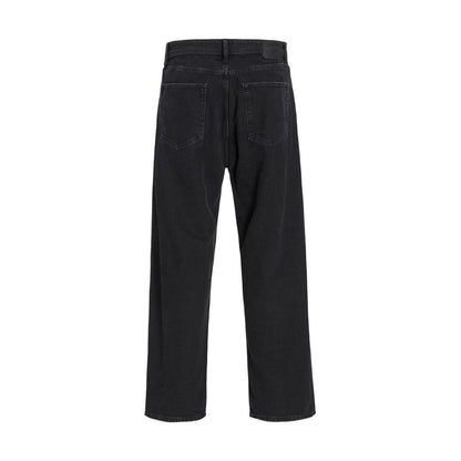 Jack Jones Black Cotton Jeans & Pant