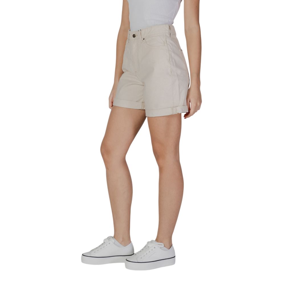 B.Young Beige Cotton Short