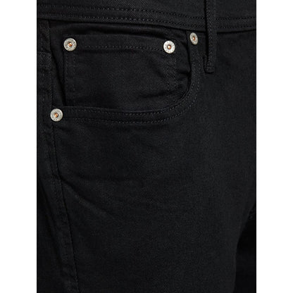 Jack Jones Black Cotton Jeans & Pant