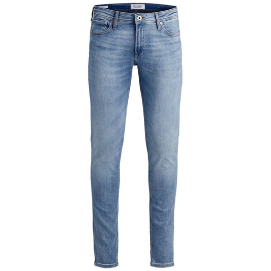 Jack Jones Blue Cotton Jeans & Pant