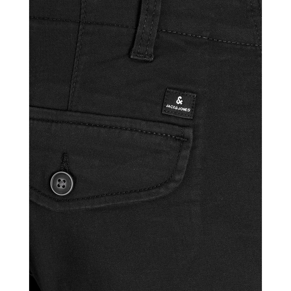 Jack Jones Black Cotton Jeans & Pant