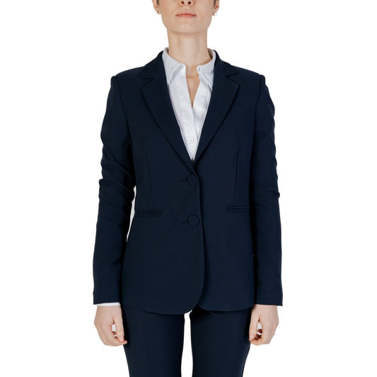 Sandro Ferrone Blue Polyester Suits & Blazer