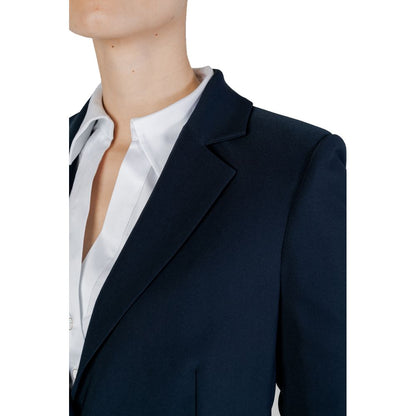 Sandro Ferrone Blue Polyester Suits & Blazer