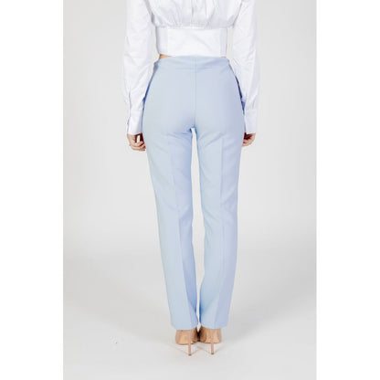 Sandro Ferrone Blue Polyester Jeans & Pant