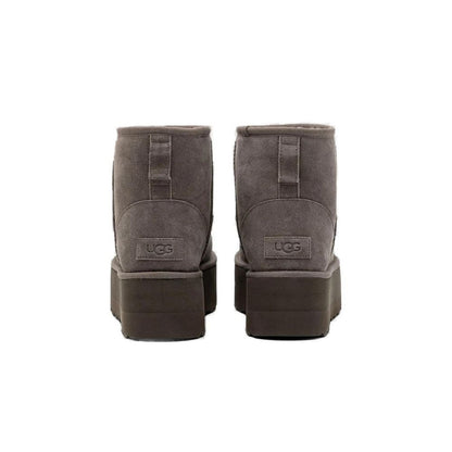 UGG Gray Suede Leather Boot