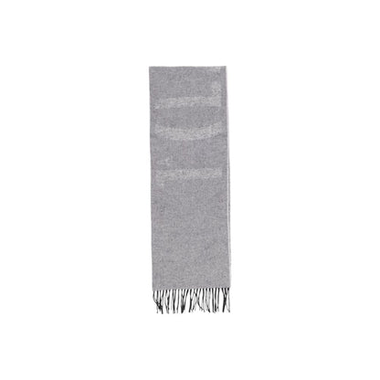 Alviero Martini Prima Classe Gray Cotton Scarf