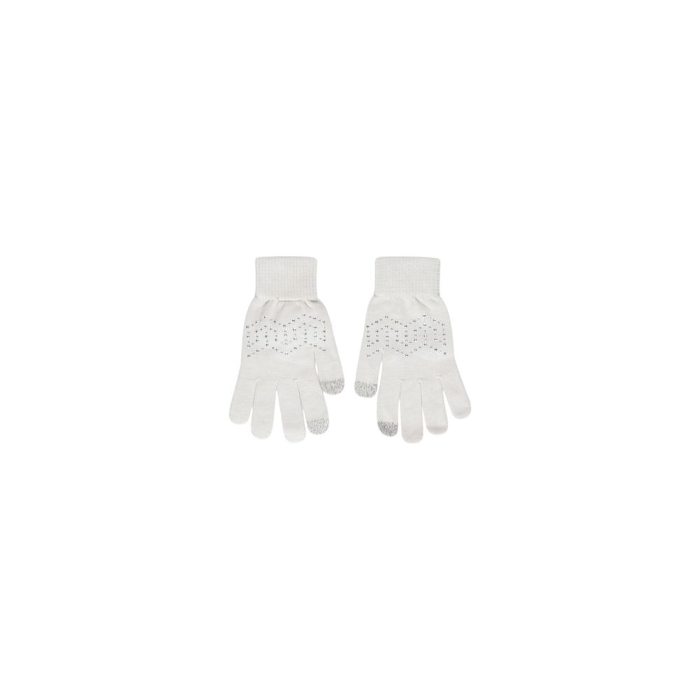 Pieces Beige Recycled Polyester Glove