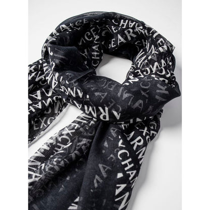 Armani Exchange Black Modal Scarf