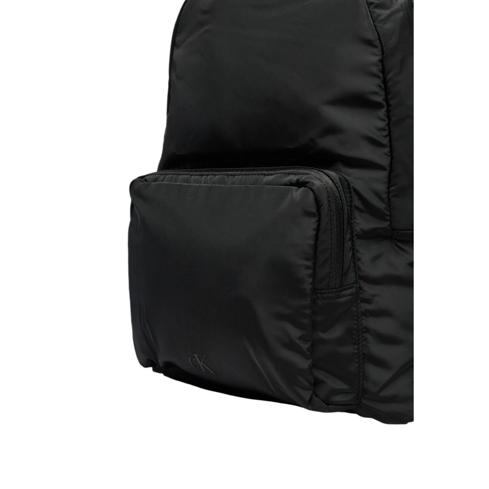 Calvin Klein Black Recycled Polyester Backpack