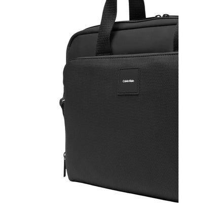 Calvin Klein Black Polyethylene Bag