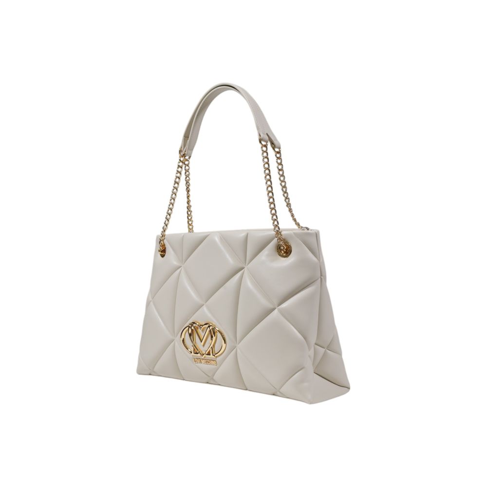 Love Moschino Beige Polyethylene Handbag