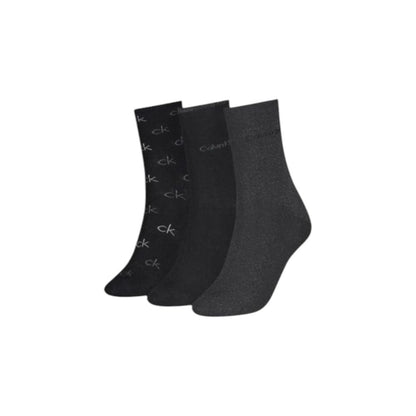 Calvin Klein Black Cotton Tights & Sock