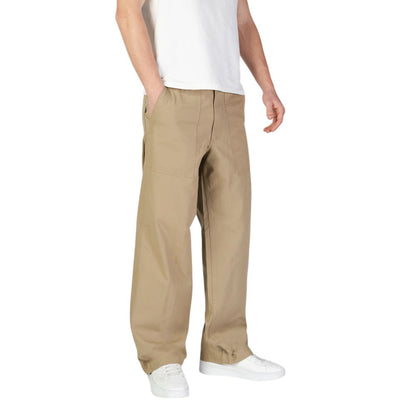 Jack Jones Beige Cotton Jeans & Pant