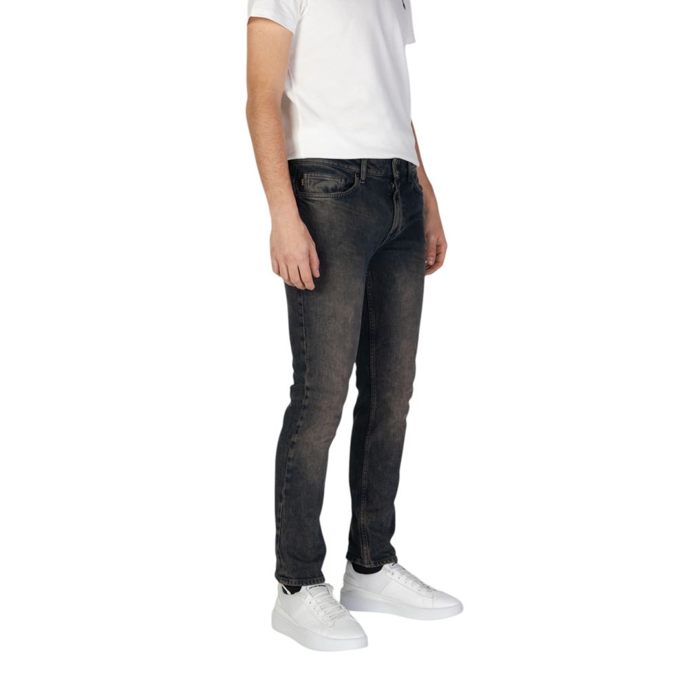 Hugo Boss Blue Cotton Jeans & Pant