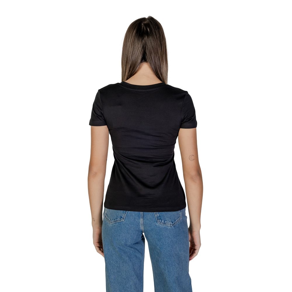 Calvin Klein Jeans Black Cotton Tops & T-Shirt