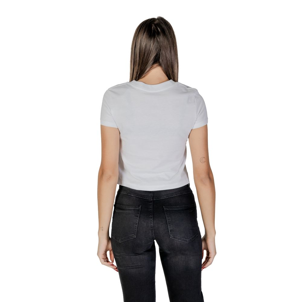 Calvin Klein Jeans White Cotton Tops & T-Shirt