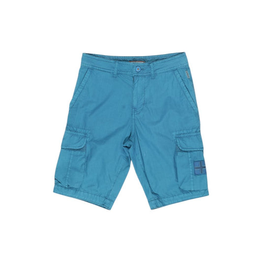 Napapijri Turquoise Cotton Short