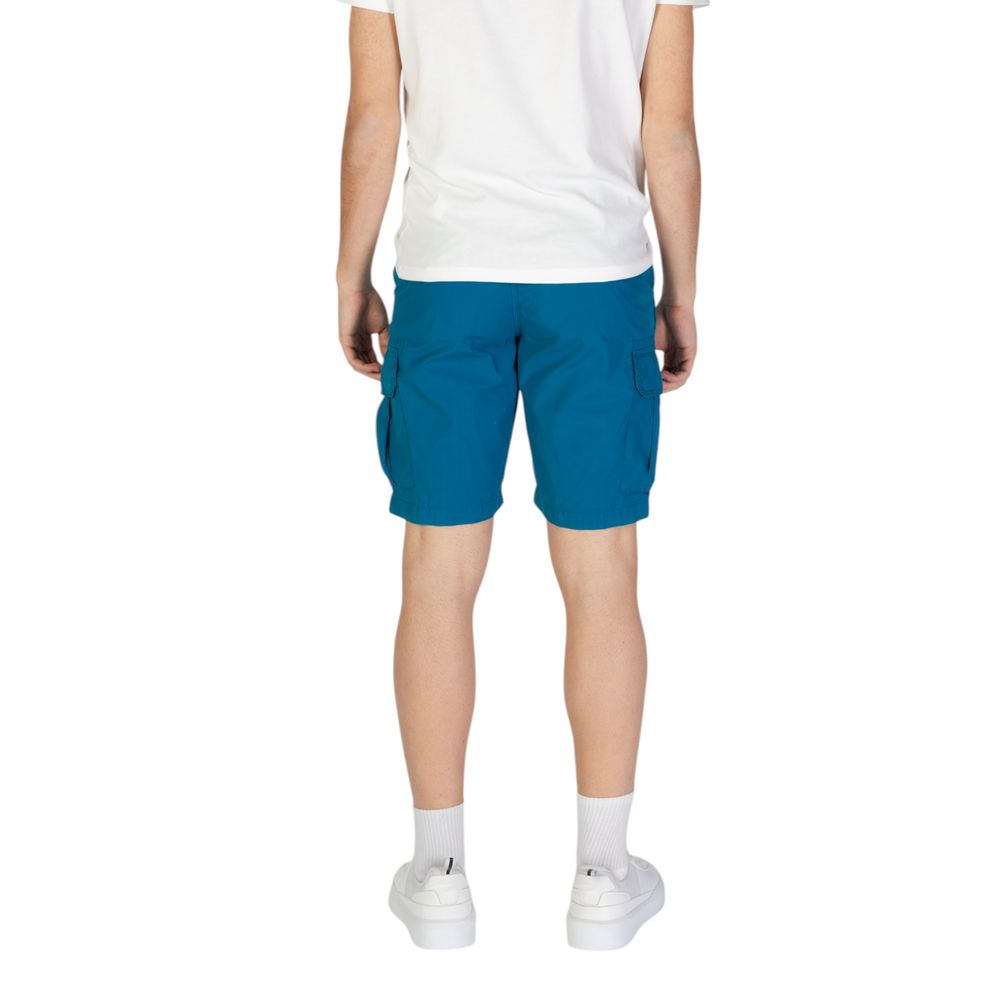 Napapijri Turquoise Cotton Short