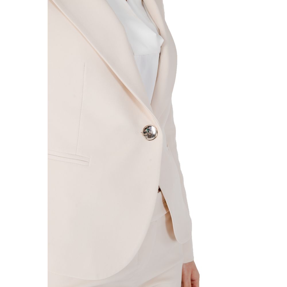 Rinascimento Beige Polyester Suits & Blazer