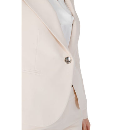 Rinascimento Beige Polyester Suits & Blazer