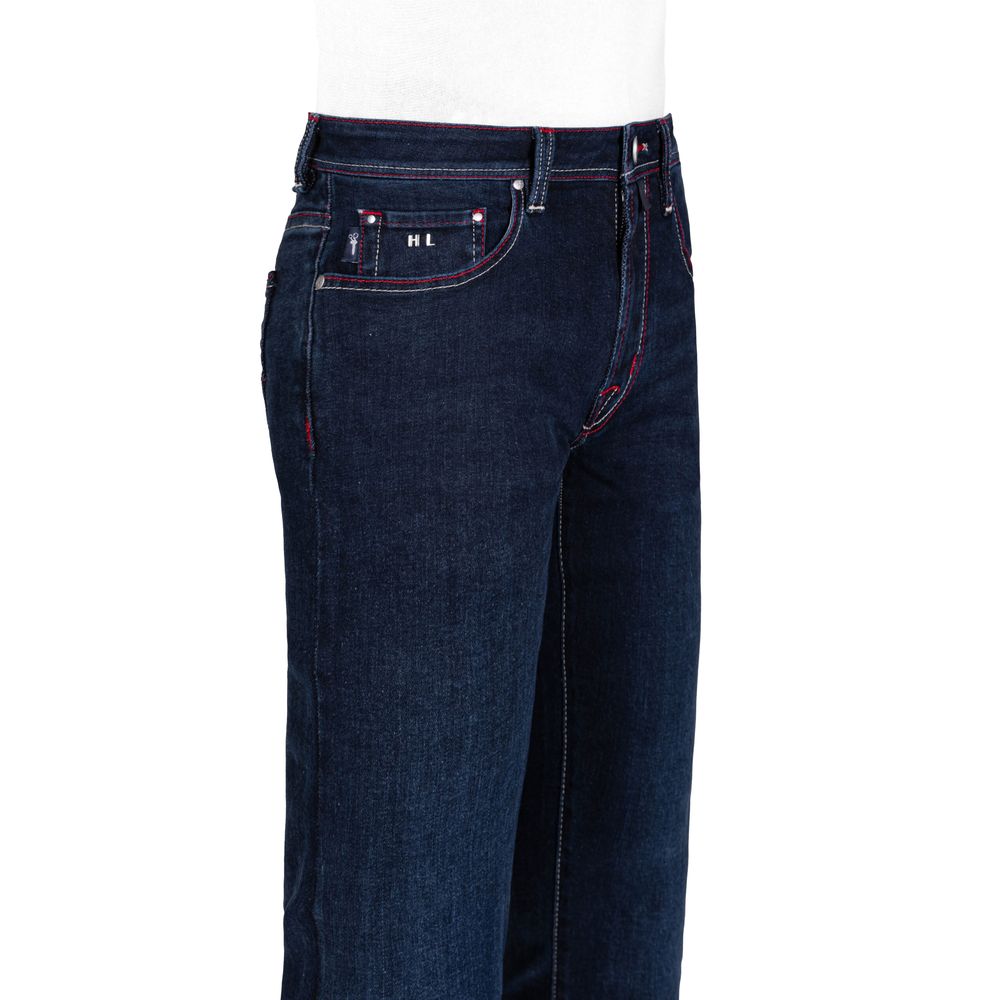 Tramarossa Blue Cotton Jeans & Pant