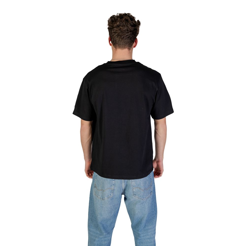 Jack Jones Black Cotton T-Shirt