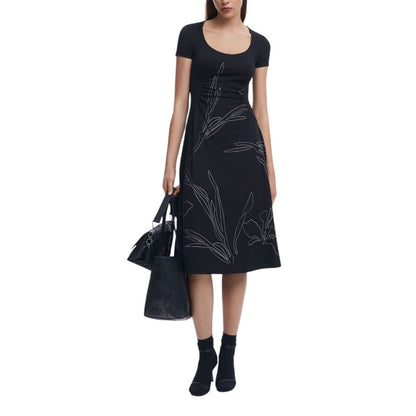 Desigual Black Cotton Dress