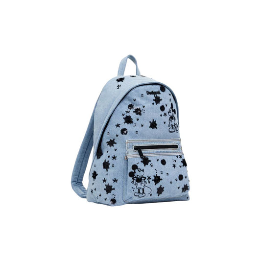 Desigual Light Blue Polyethylene Backpack