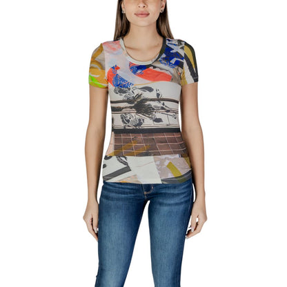 Desigual Beige Viscose Tops & T-Shirt