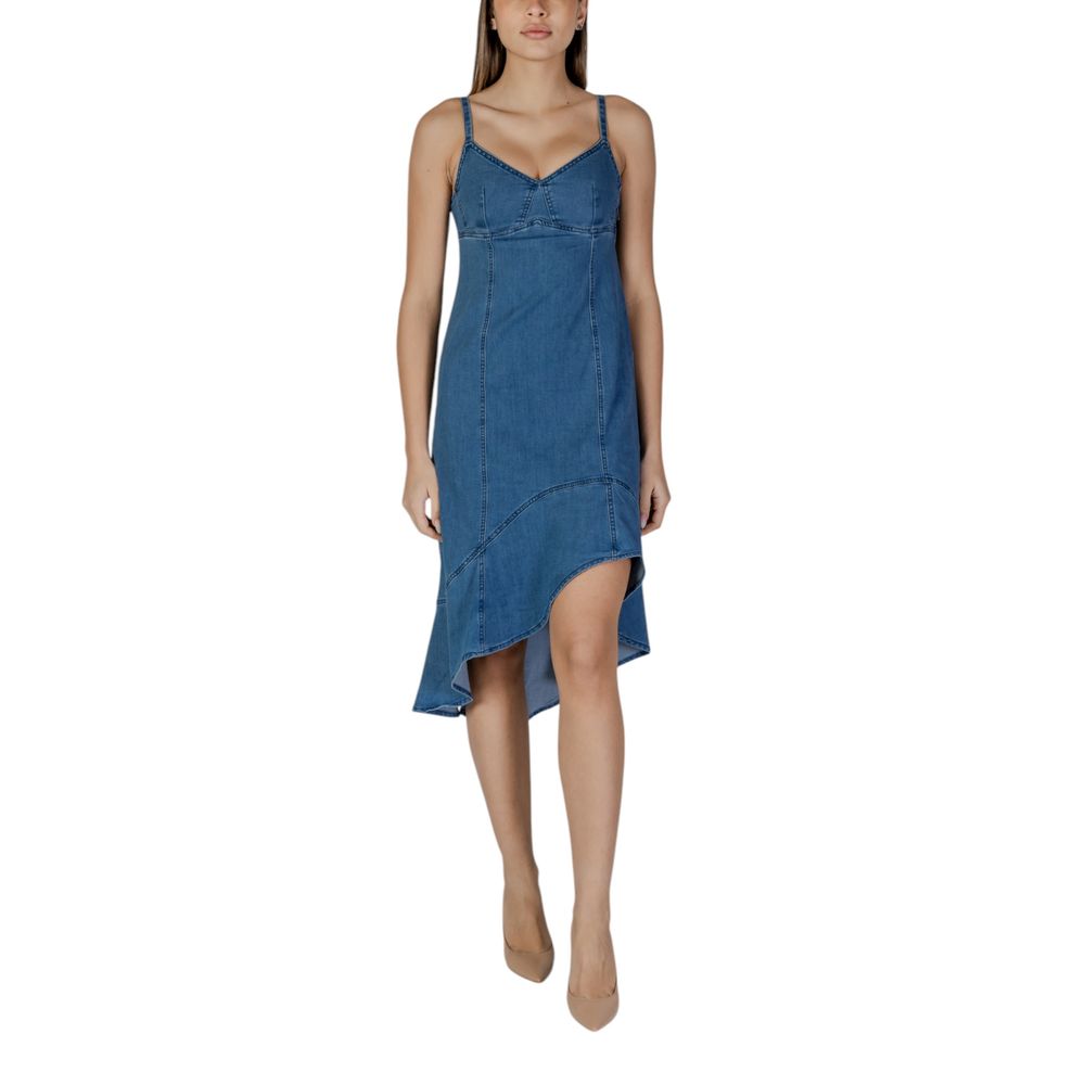 Desigual Blue Cotton Dress