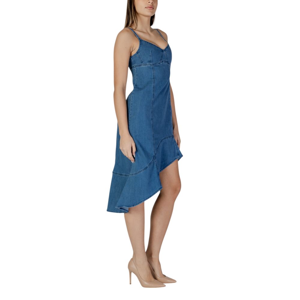 Desigual Blue Cotton Dress