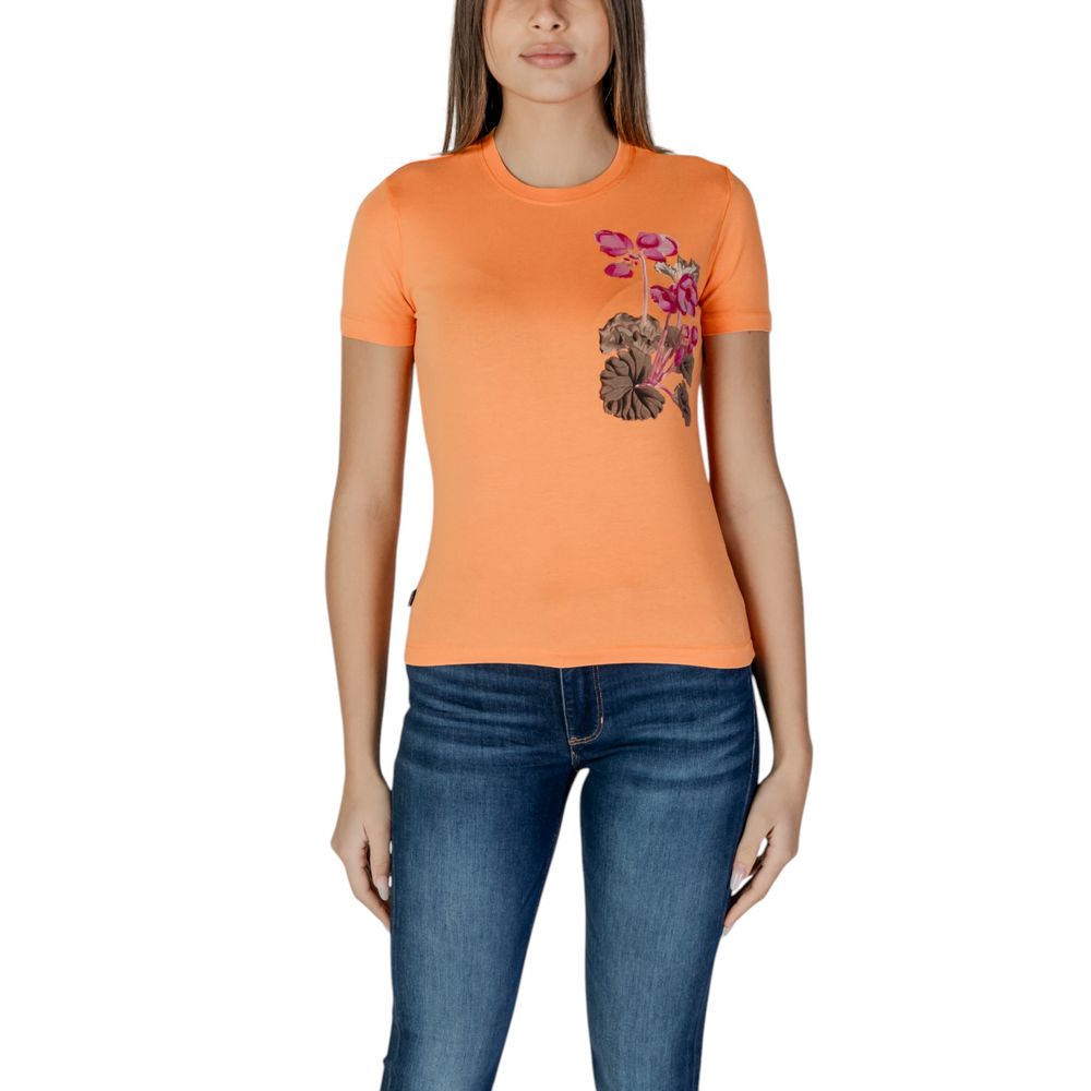 Desigual Orange Cotton Tops & T-Shirt