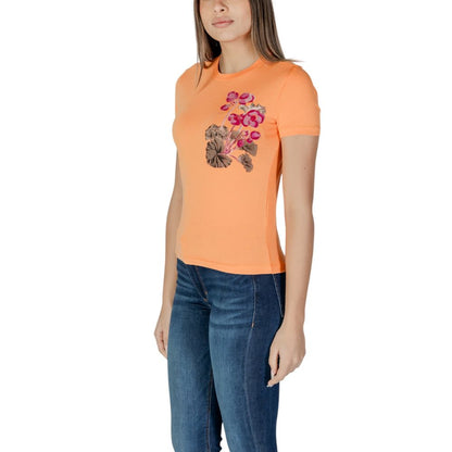 Desigual Orange Cotton Tops & T-Shirt