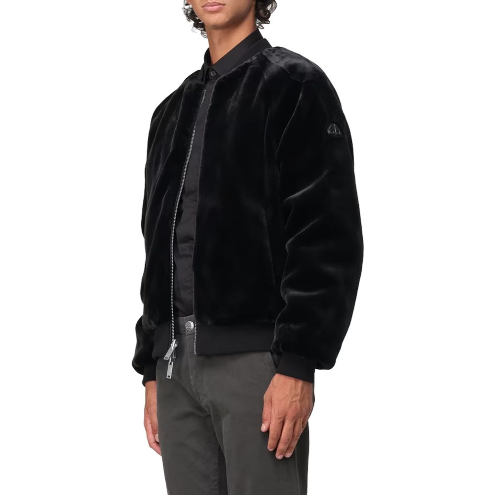 Moose Knuckles Black Nylon Jacket