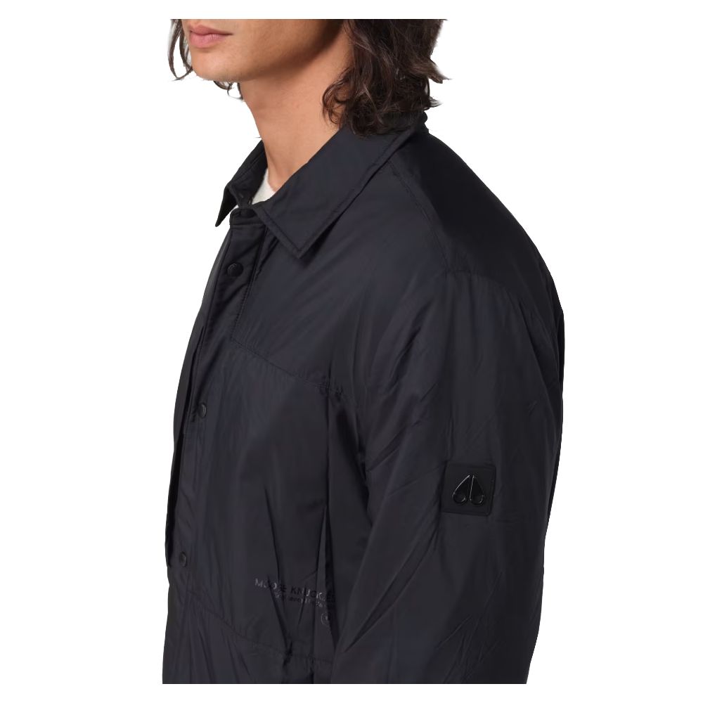 Moose Knuckles Black Nylon Jacket