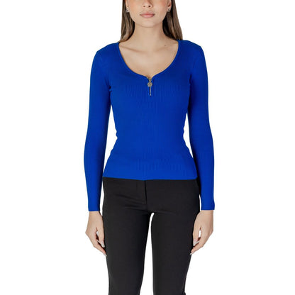 Morgan De Toi Blue Polyamide Tops & T-Shirt