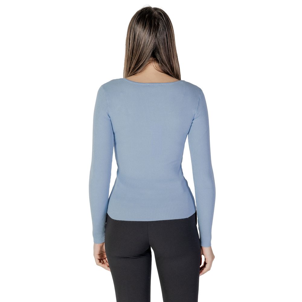 Morgan De Toi Blue Polyamide Tops & T-Shirt