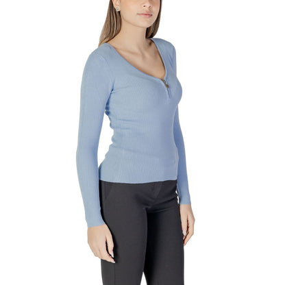 Morgan De Toi Blue Polyamide Tops & T-Shirt