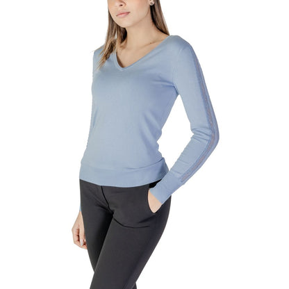 Morgan De Toi Blue Viscose Tops & T-Shirt