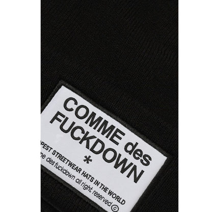 Comme Des Fuckdown Black Acrylic Hats & Cap